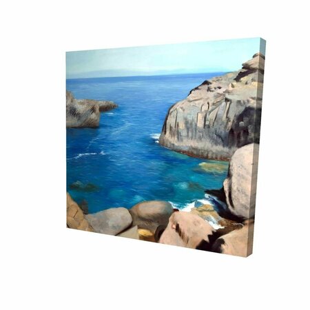 FONDO 16 x 16 in. California Coast-Print on Canvas FO2775872